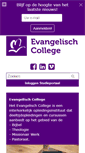 Mobile Screenshot of evangelisch-college.nl